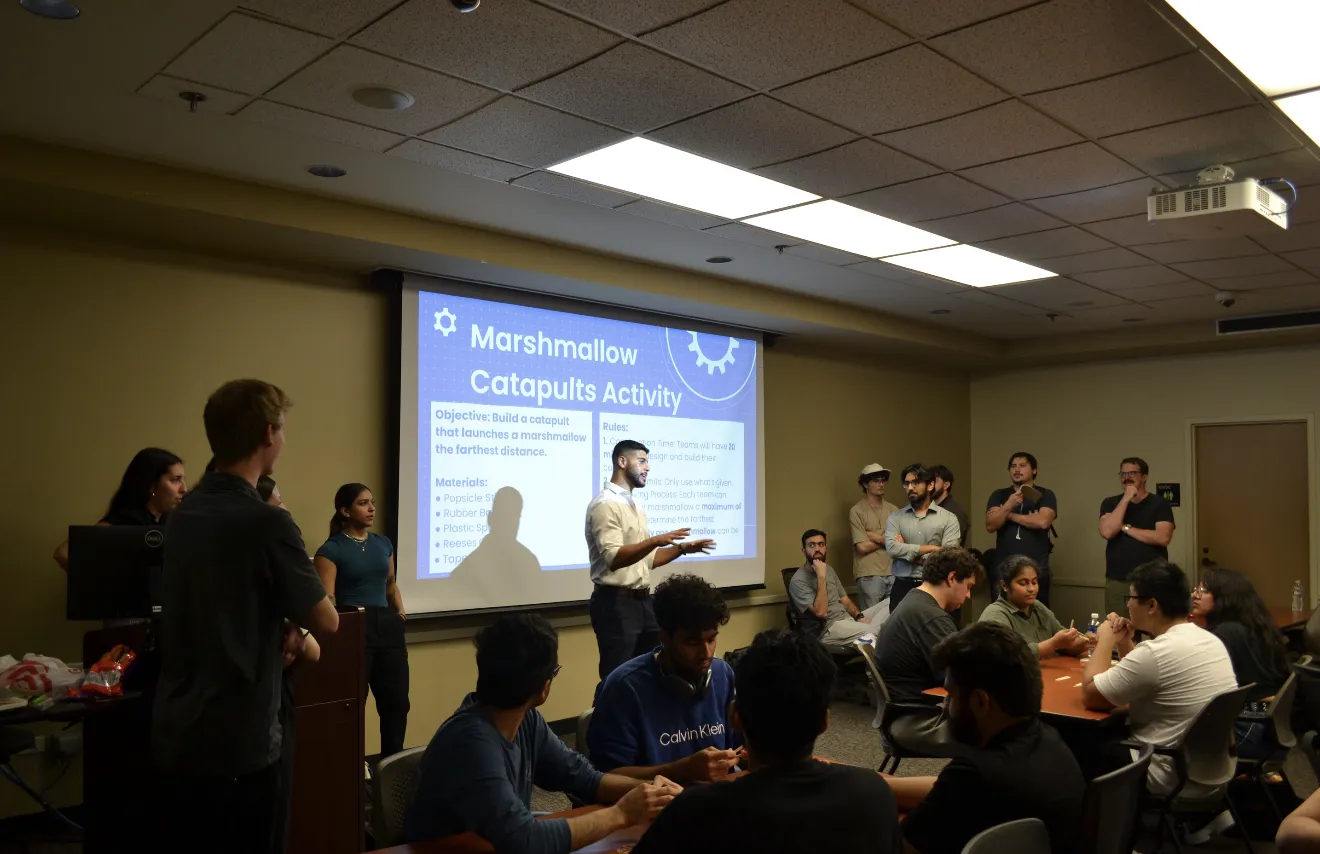 ASME members at a chapter event